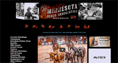 Desktop Screenshot of mnrodeo.org