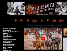 Tablet Screenshot of mnrodeo.org
